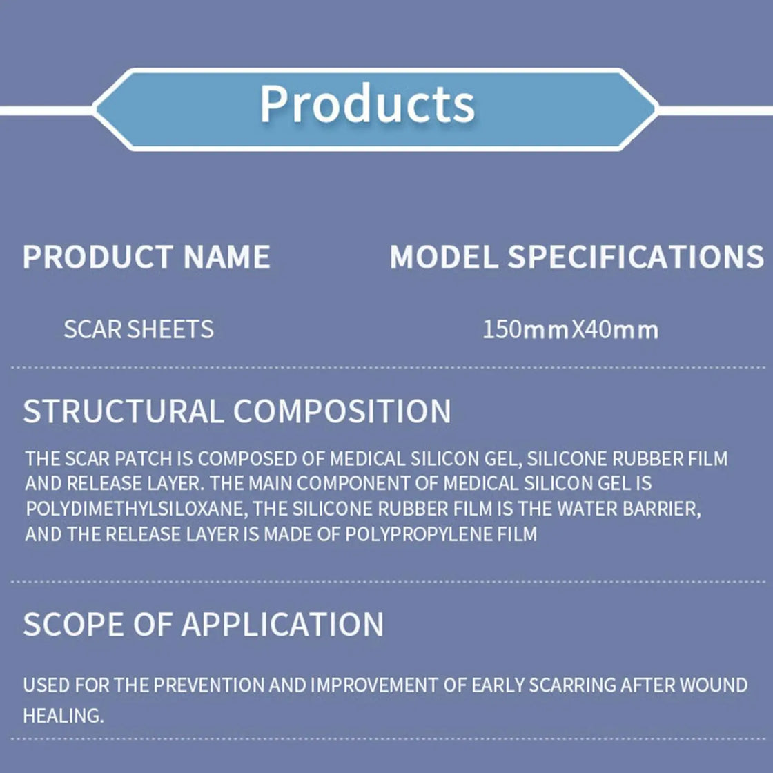 Silicone Scar Tape showcasing its ultra-thin design for effective scar management.