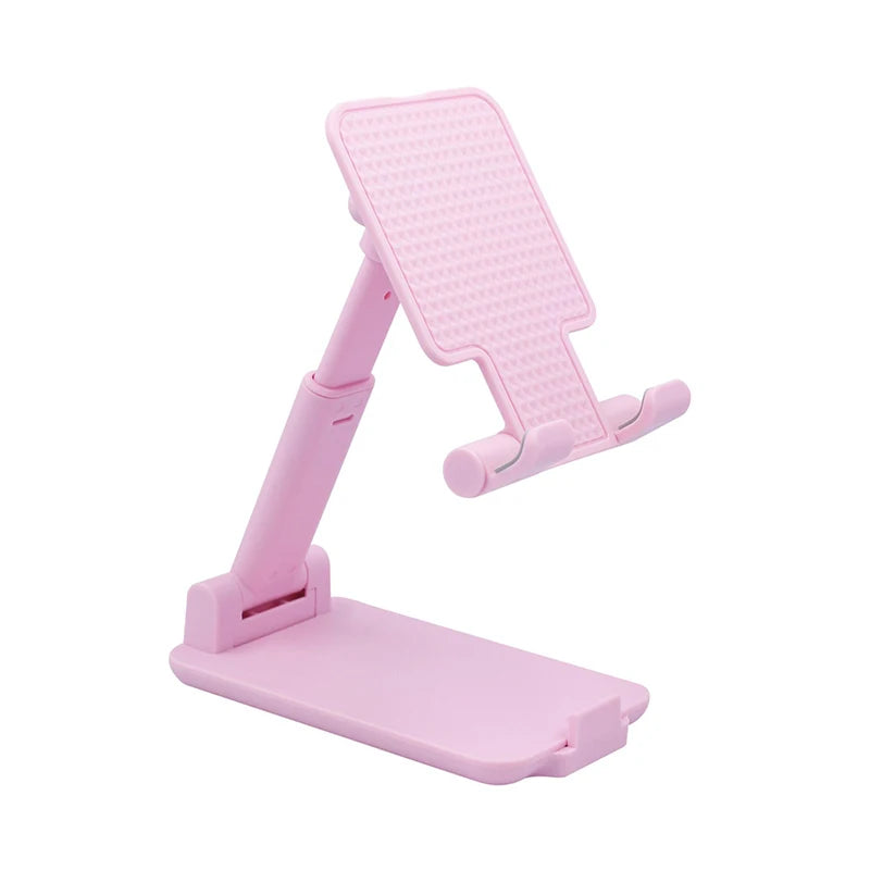 Adjustable Universal Desktop Phone Holder Stand with a user demonstrating ease of use.