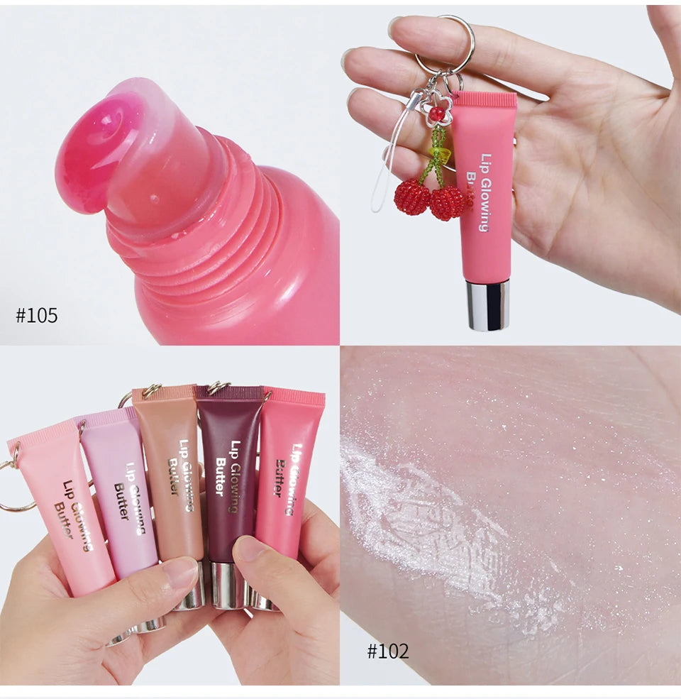 Cherry Lip Glowing Butter Gloss Keychain