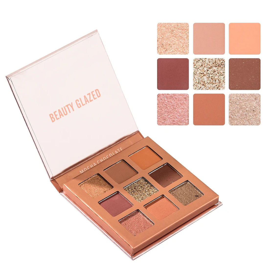 Beauty Glazed 9-Color Shimmer Matte Eyeshadow Palette