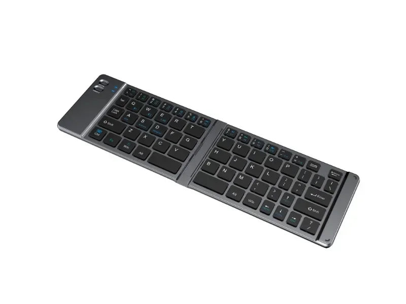 Folding Keyboard and Mouse 2.4G Mini Keypad Bluetooth Wireless Portable Silm Foldable Keyboards