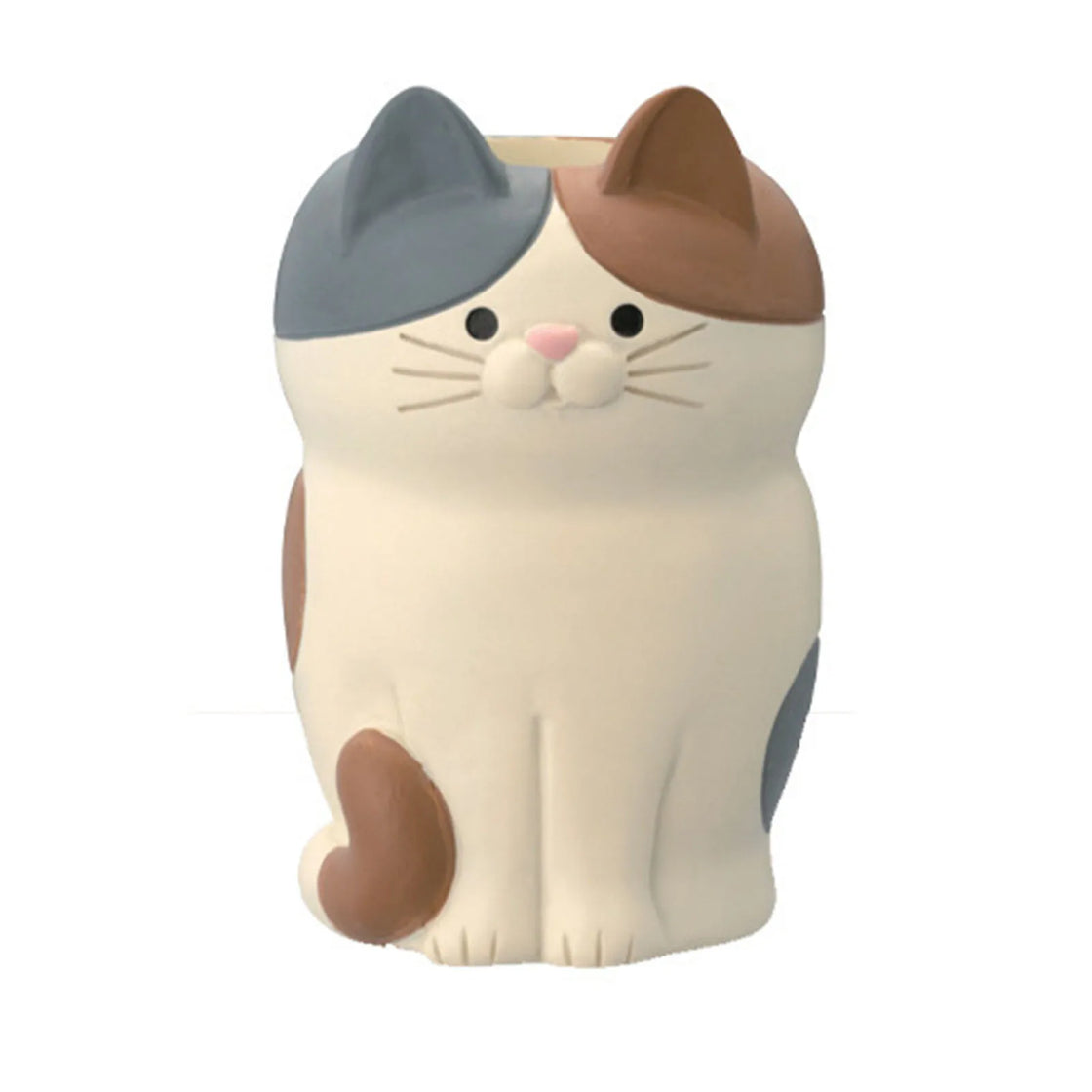 Multifunctional Cat Ornament Cute Appearance Phone Tablet Glasses Pen Holder Desk Decoration Synthetic Resin Ornaments