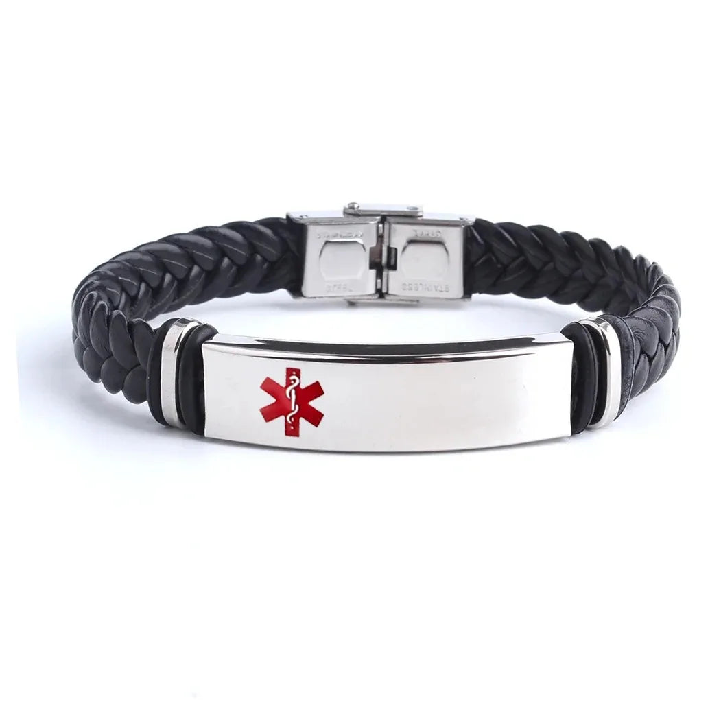 EngraveX Leather Bracelet