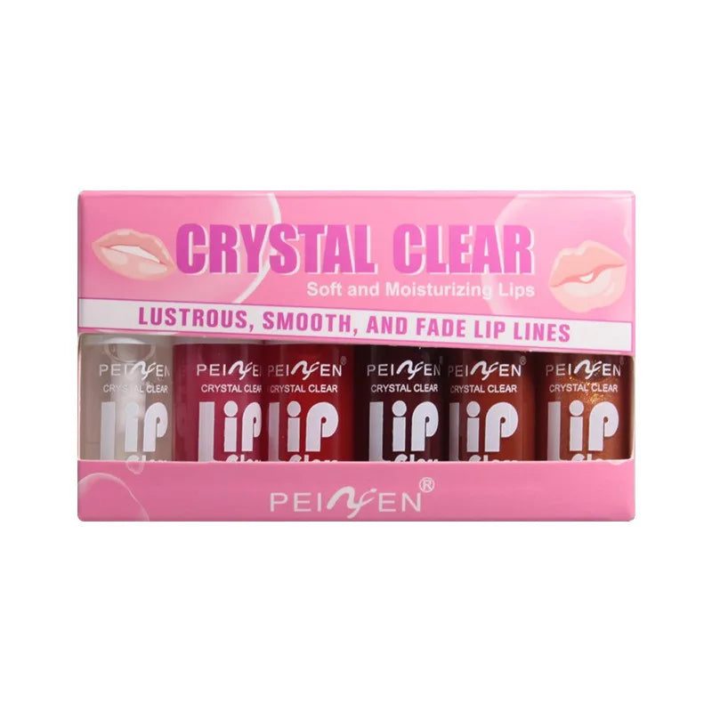 6 PCS Aloe Essence Color-Changing Lip Gloss Set