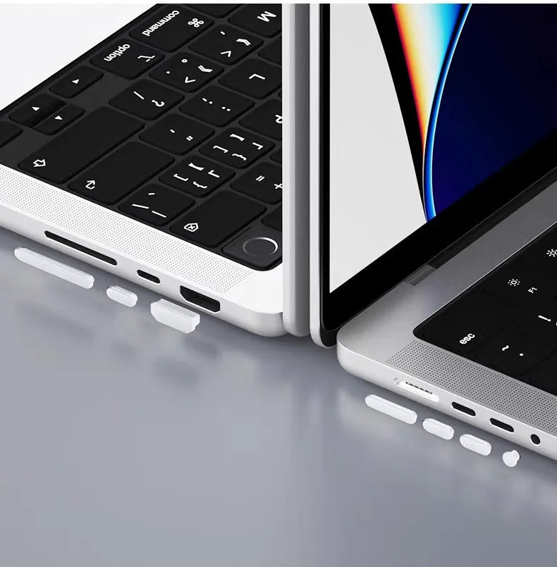 7PCS Dust Plug Cover Dirt Plug Cups Set for MacBook Pro 14/16-inch