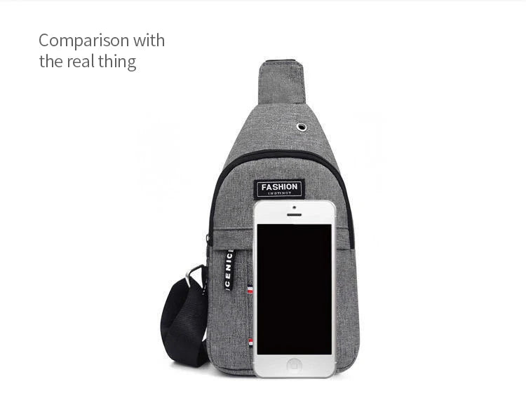 Men’s Adjustable Waterproof Waist Bag