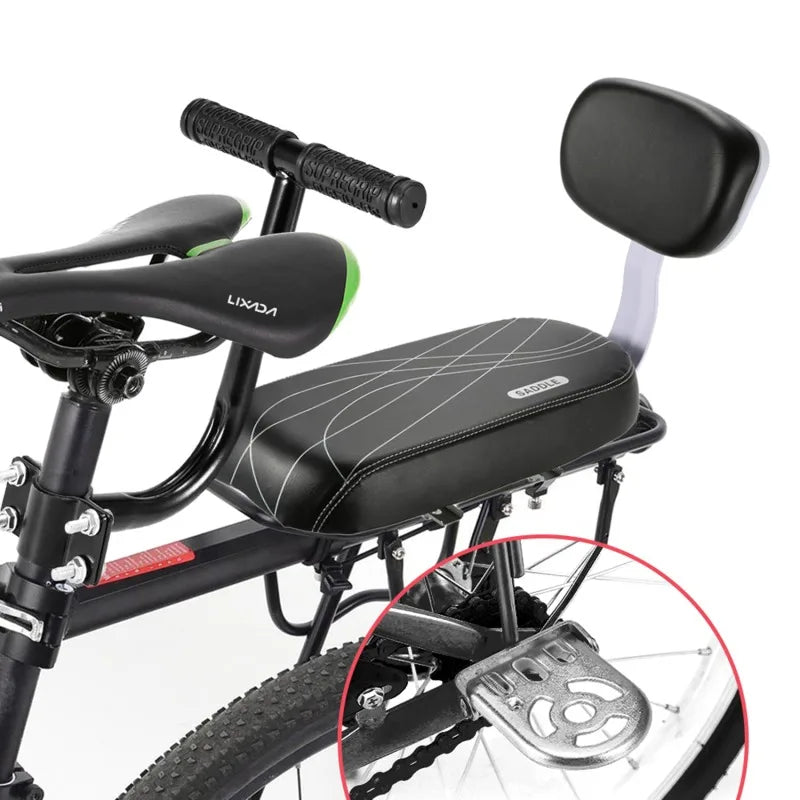 Bicycle Child Seat with Backrest