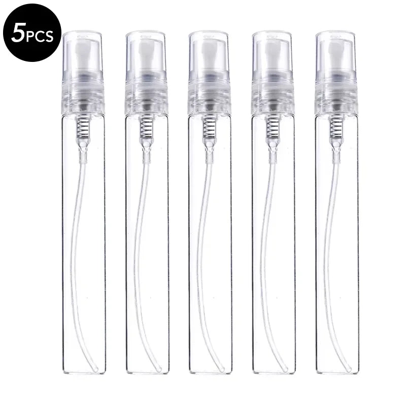 Mini Clear Glass Perfume Bottles