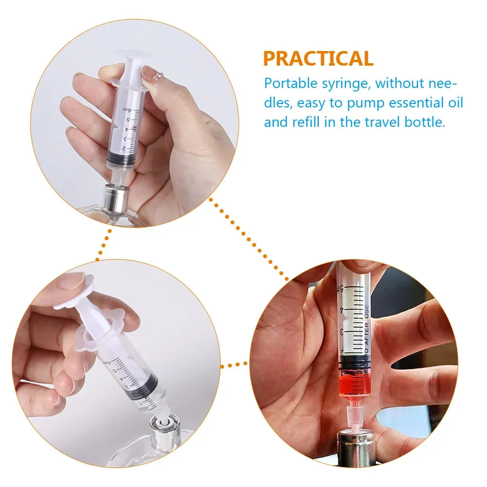 10PCS 5ml No-Needle Syringes