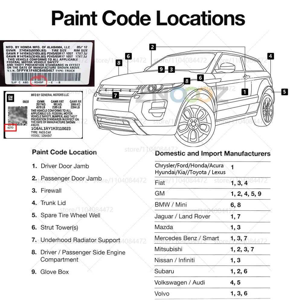 Car Paint Repair Pen For 1990-2025 RENAULT CLIO Paint Scratch Repair Accessories 4PCS
