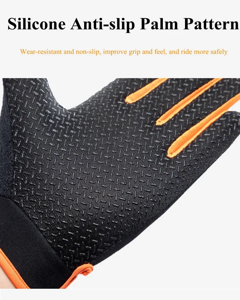 Men’s Full-Finger Touchscreen Cycling Gloves