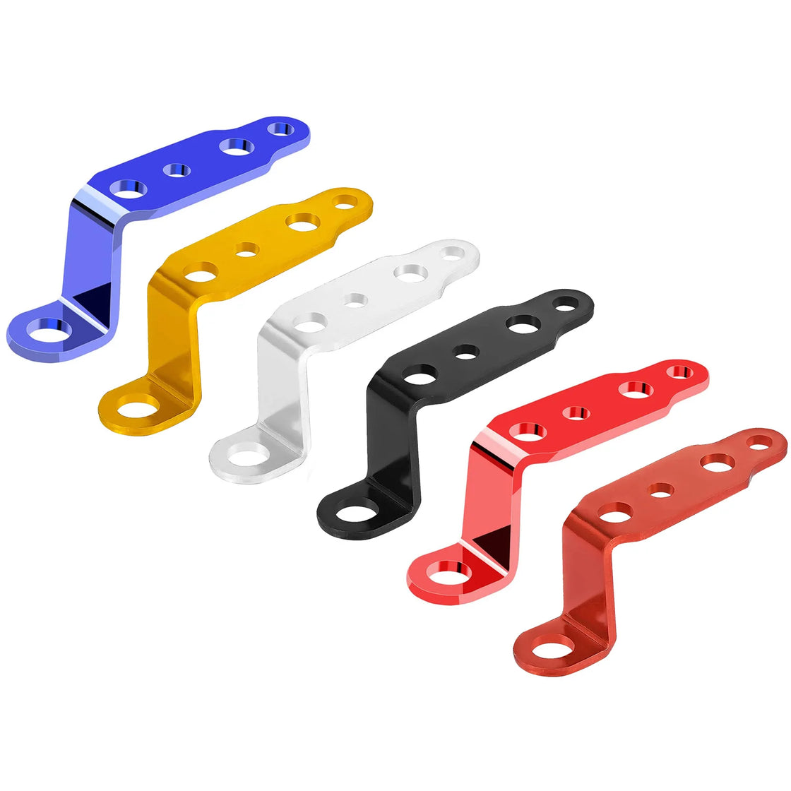 Motorcycle LED Headlight Bracket Rearview Mirror Lamp Spotlight Extension Holder Clamp Motorbike Scooter Accessories