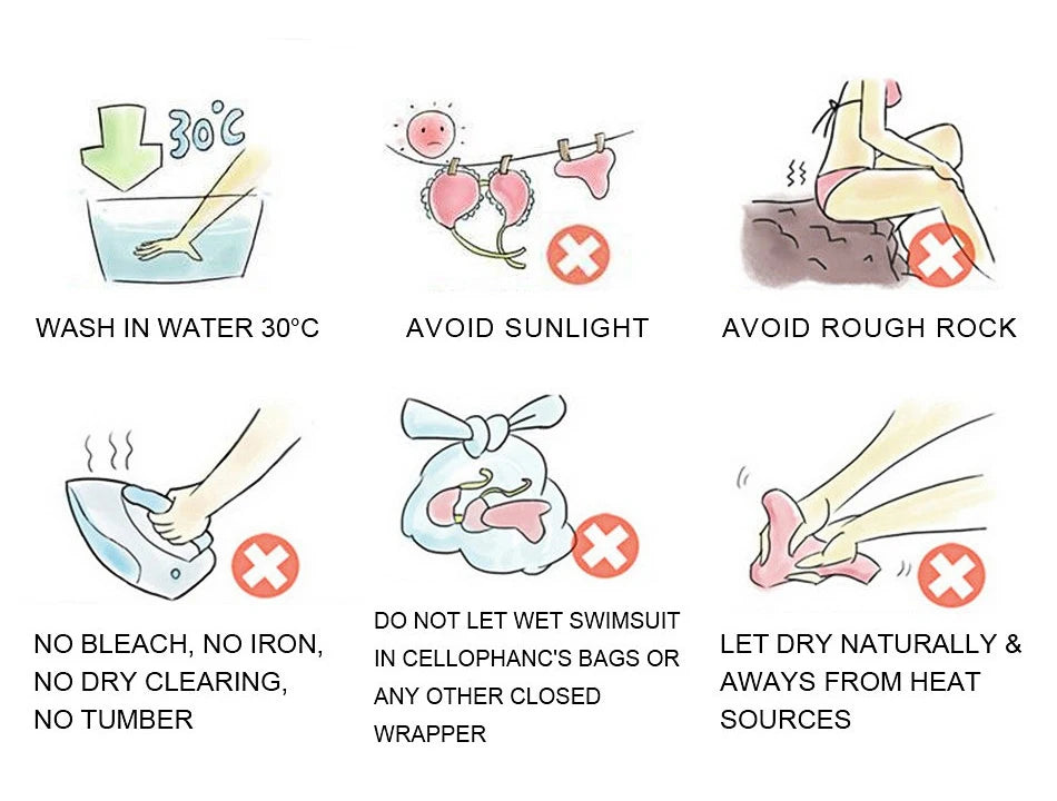 Sexy 3-Piece Bandage Bikini Set