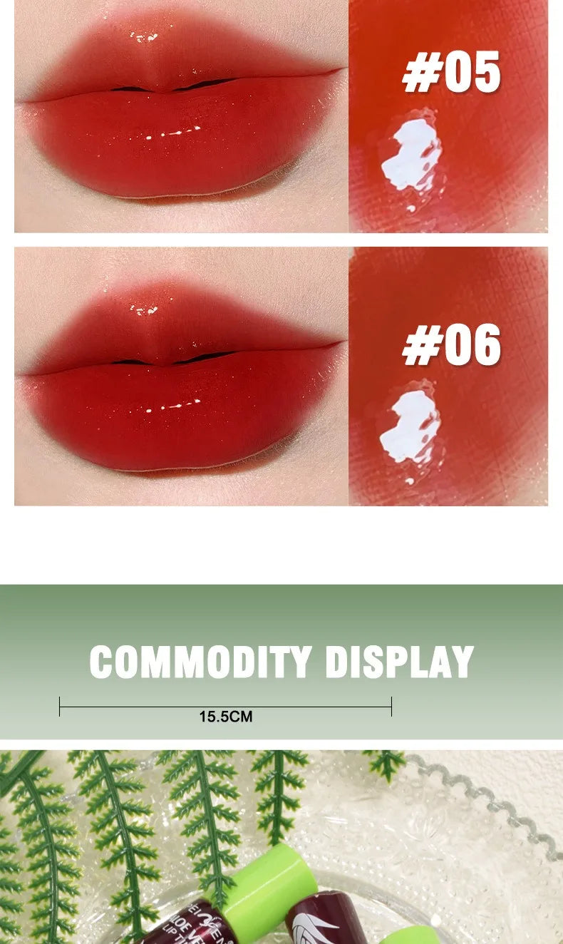 6 PCS Aloe Essence Color-Changing Lip Gloss Set