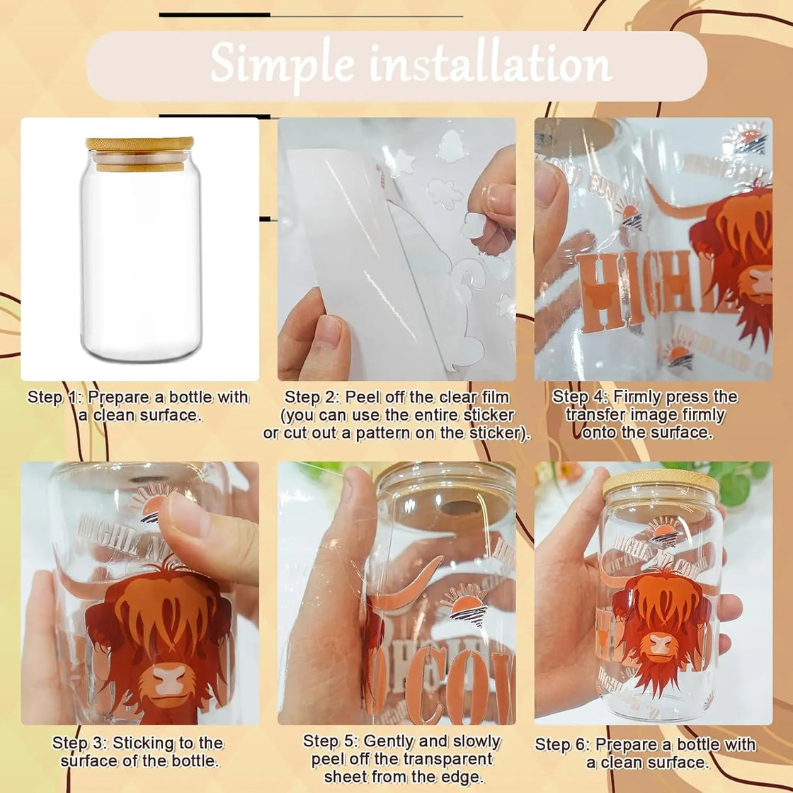 MINISO K-Pop UV DTF Cup Wraps