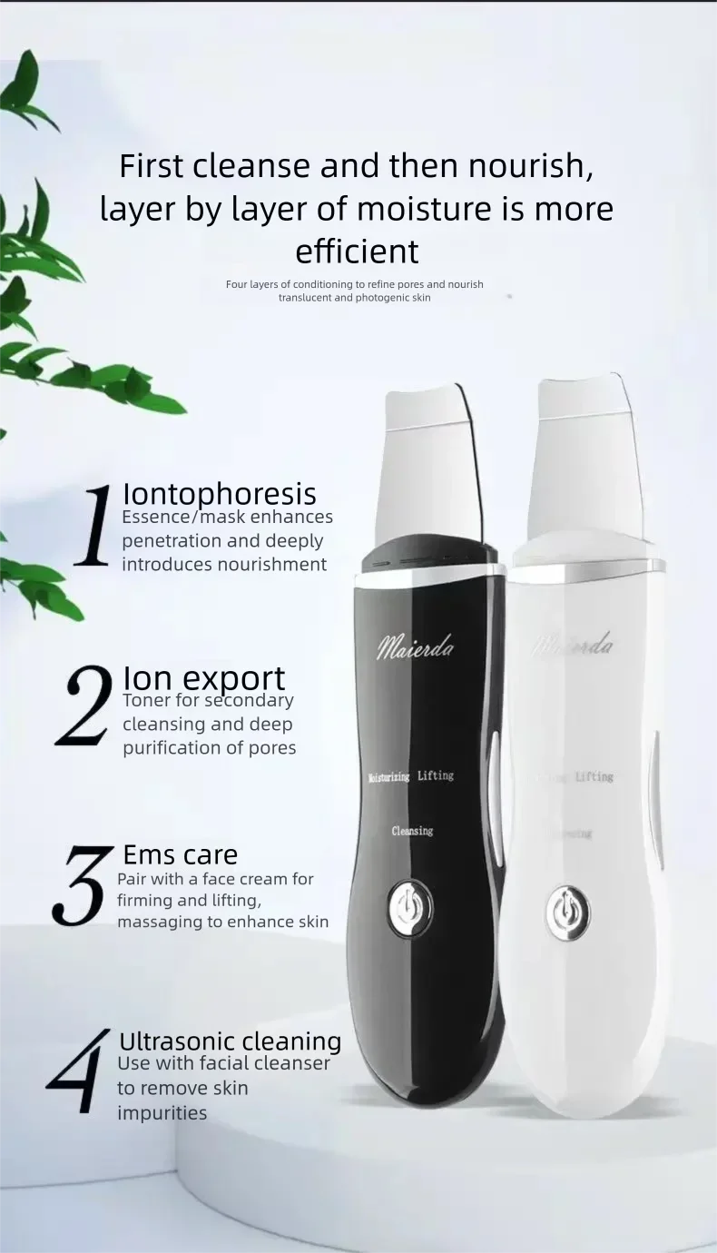 Ultrasonic Facial Skin Scraper