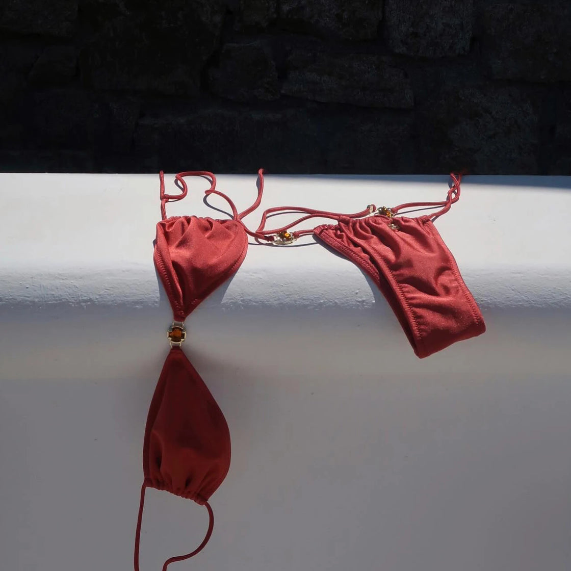 Beaded Micro Brazilian Bandeau Bikini