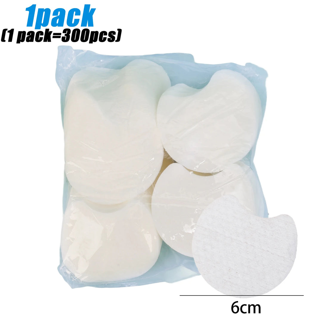 300/1800 Pcs Pearl Pattern Makeup Remover Cotton Pads