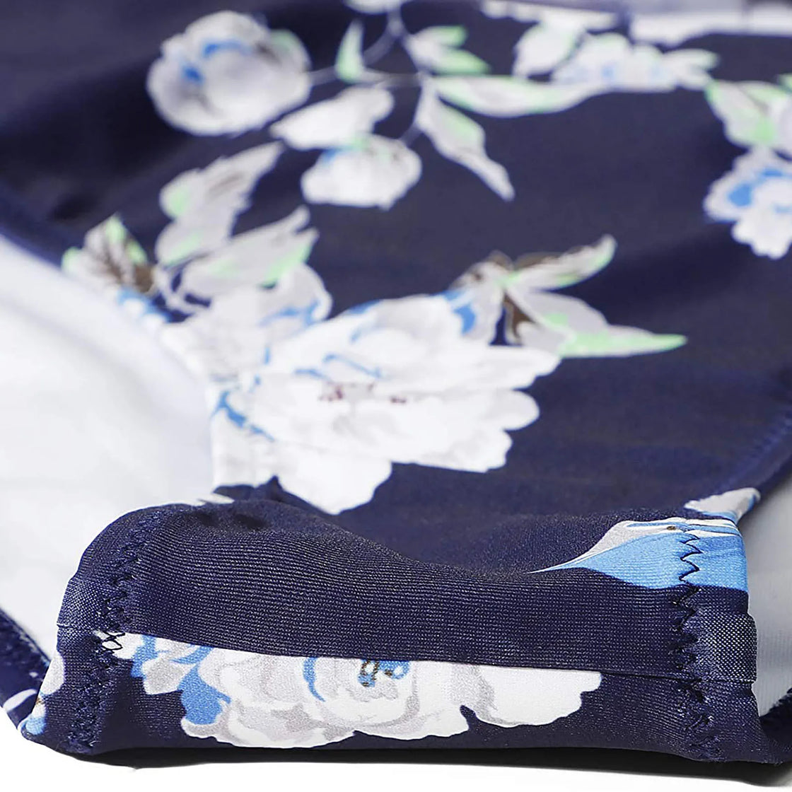 High Waisted Floral Bikini Set