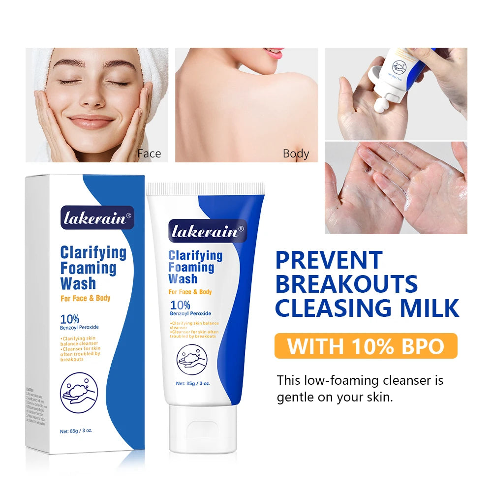 Benzoyl Peroxide 10% Acne Foaming Wash