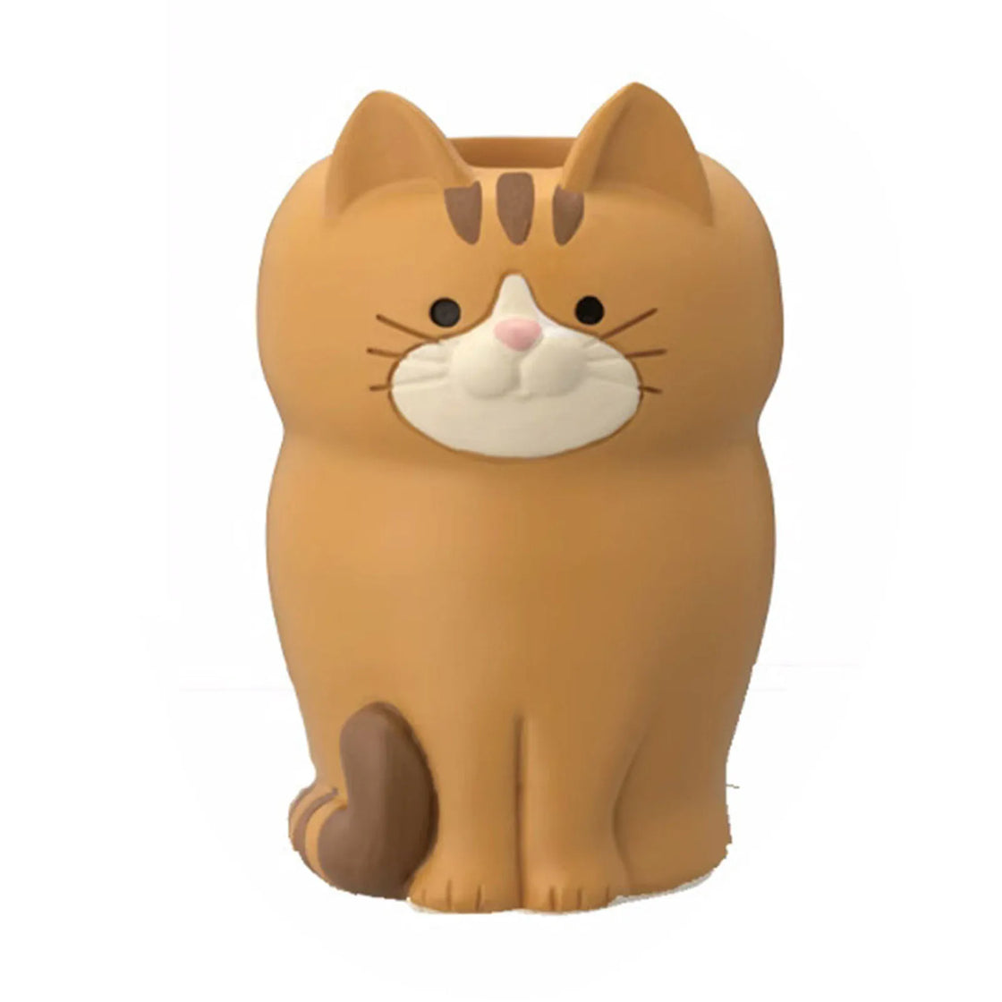 Multifunctional Cat Ornament Cute Appearance Phone Tablet Glasses Pen Holder Desk Decoration Synthetic Resin Ornaments