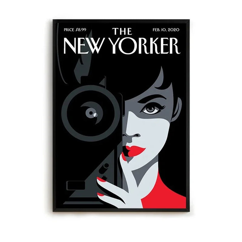 MINISO The New Yorker Paintings for Bedroom Decoration Home Decor Room Decors Aesthetic Pinterest Anime Wall Art Canvas Paint
