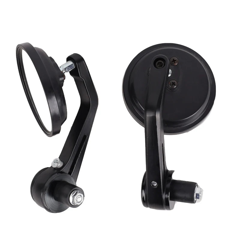 7/8" Round Bar End Motorcycle Mirrors