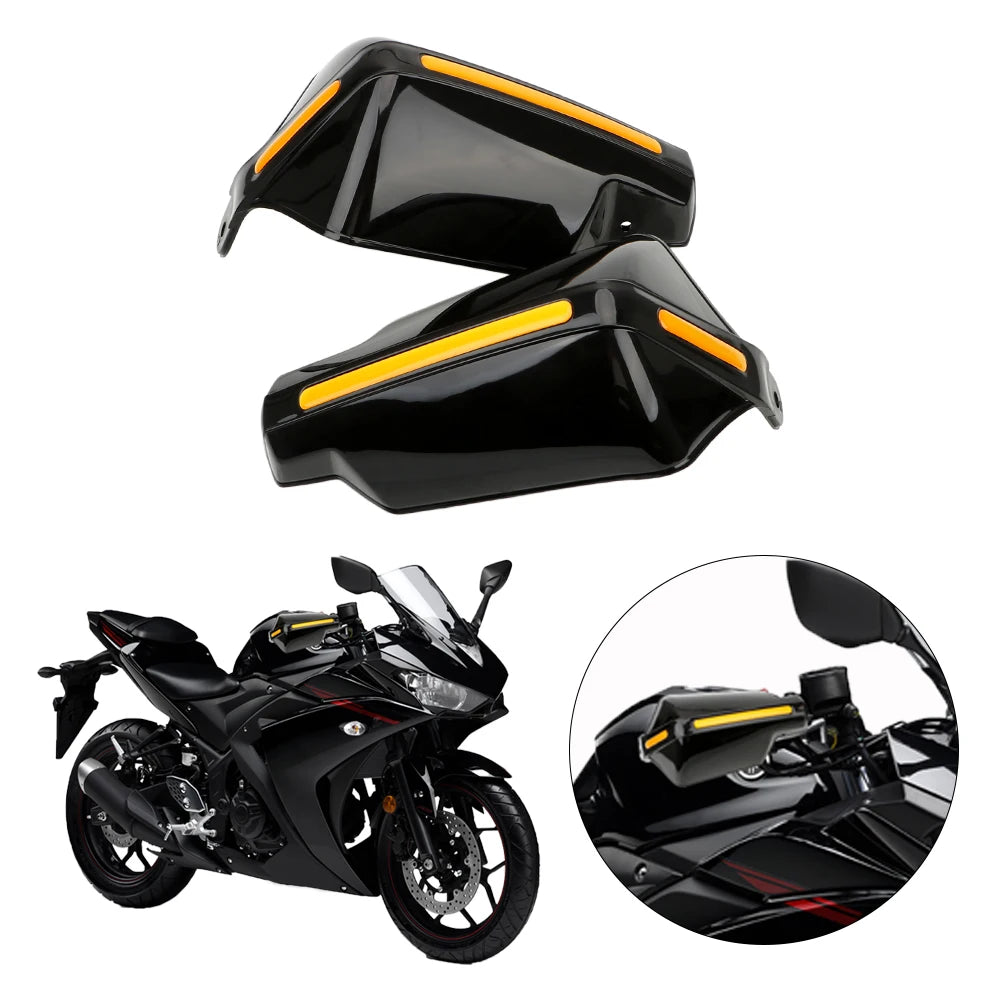 Motorbike Accessories 1Pair Handle Protector Shield Handlebar HandGuards Windproof Protection Gear Motorcycle Hand Guard