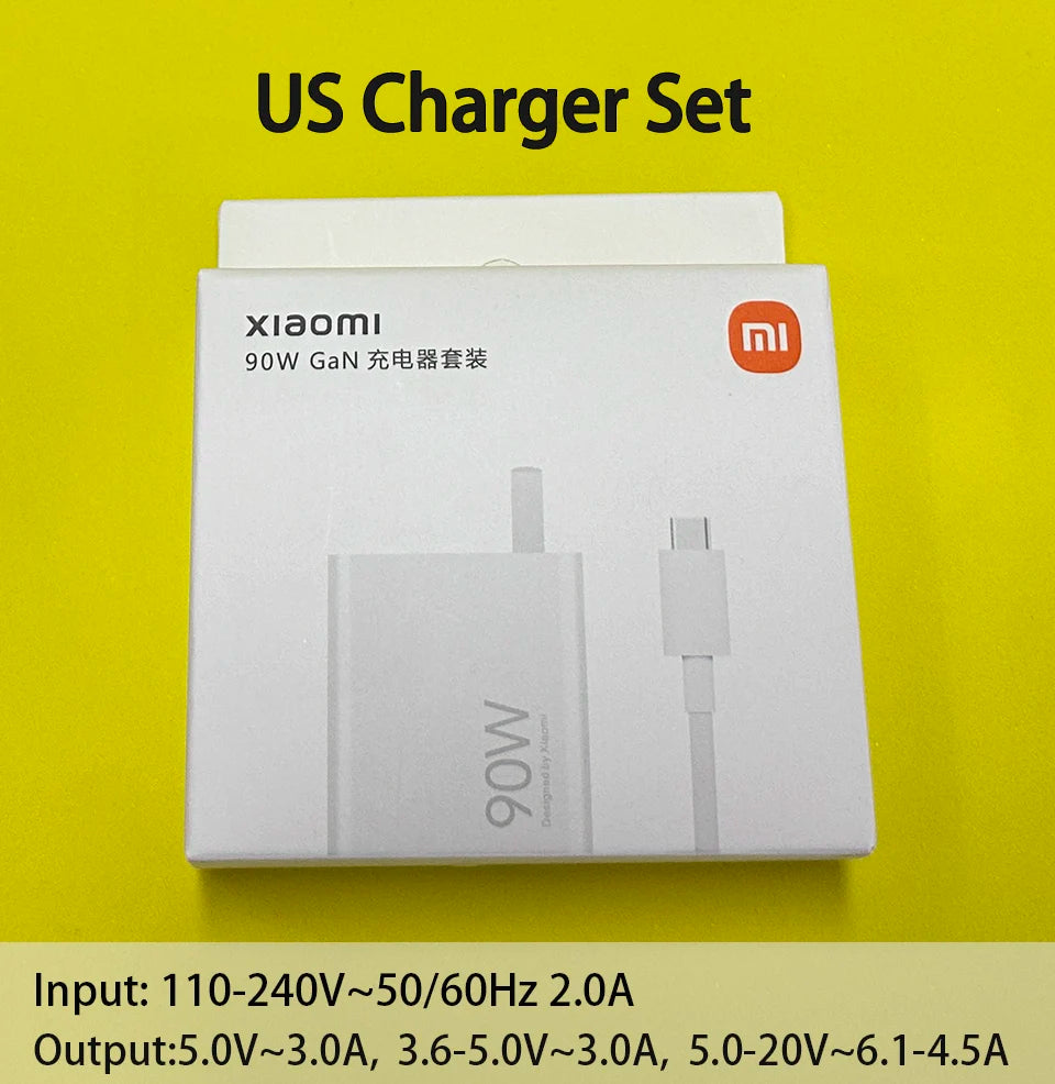 Xiaomi Charger 90w Usb C Hyper Fast Charge 90 Watt Super Chargers Xiao Mi Turbo 4 Poco F7 Pro X7 15 Ultra 14 13 Redmi Note 12