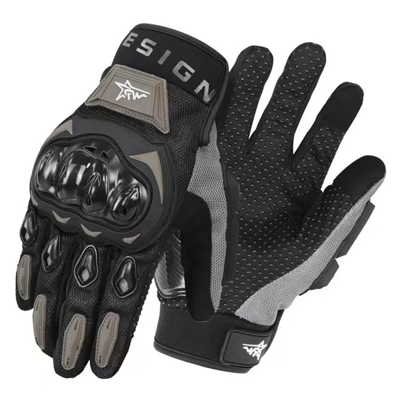 Breathable Full-Finger Motorcycle Riding Gloves