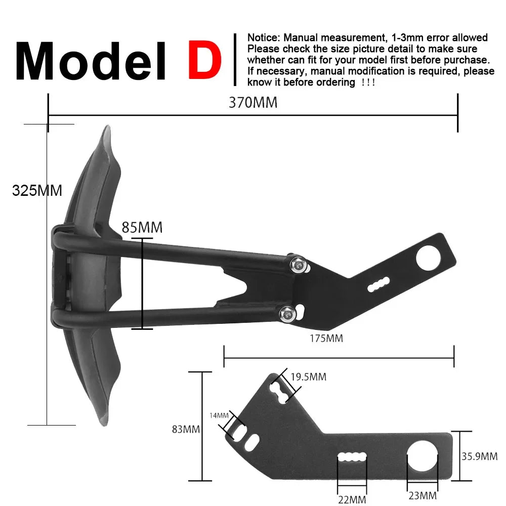 Motorcycle Mudguard Splash Guard 700MT