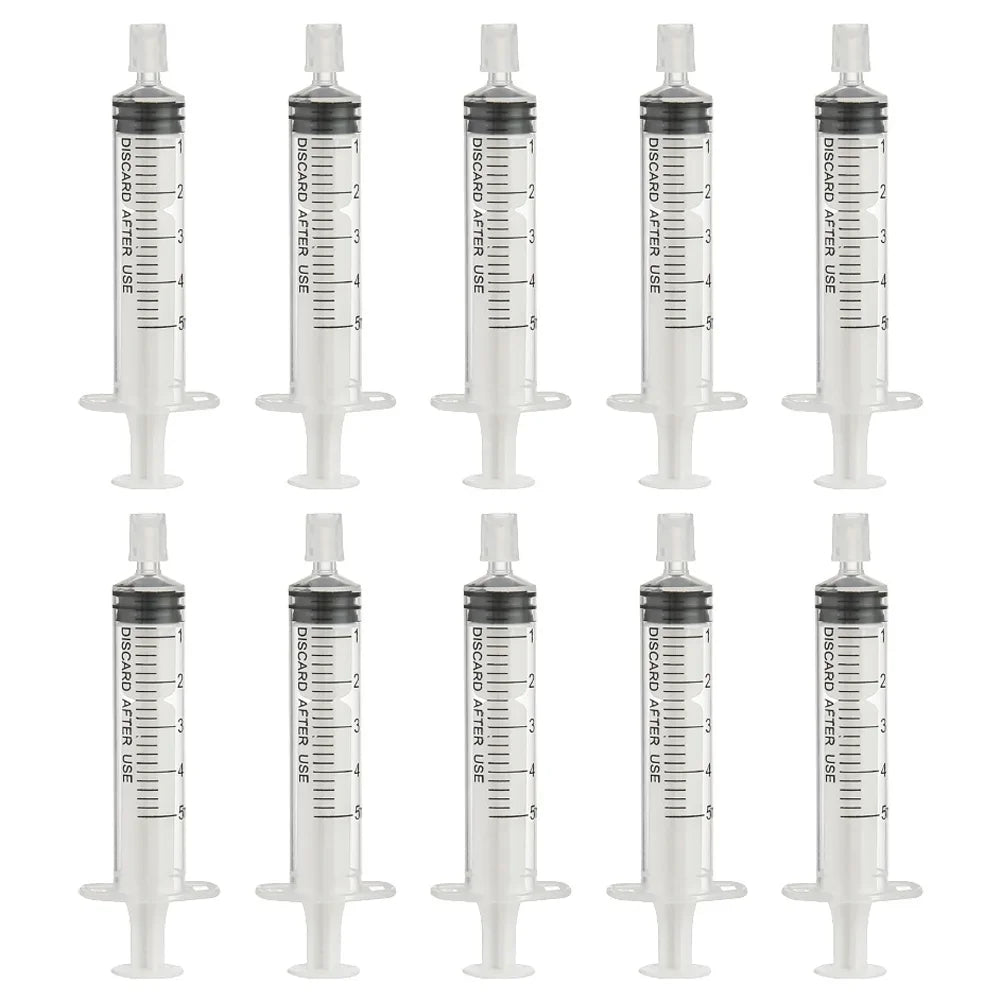 10PCS 5ml No-Needle Syringes