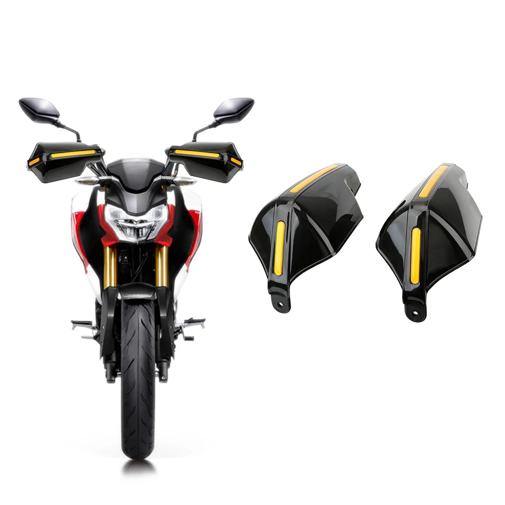 Motorbike Accessories 1Pair Handle Protector Shield Handlebar HandGuards Windproof Protection Gear Motorcycle Hand Guard