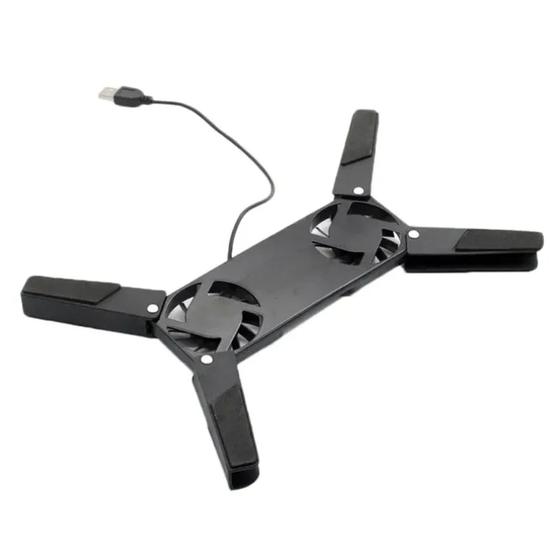 Dual Fan USB Laptop Cooling Pad Stand