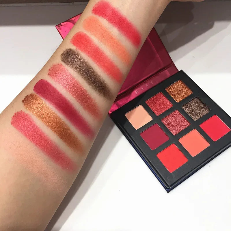 Beauty Glazed 9-Color Shimmer Matte Eyeshadow Palette