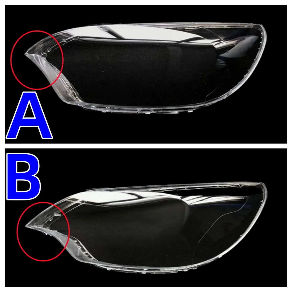 For Kia RIO Sedan 2012 Accessories The Car Transparent PC Material Dust Headlights Cover