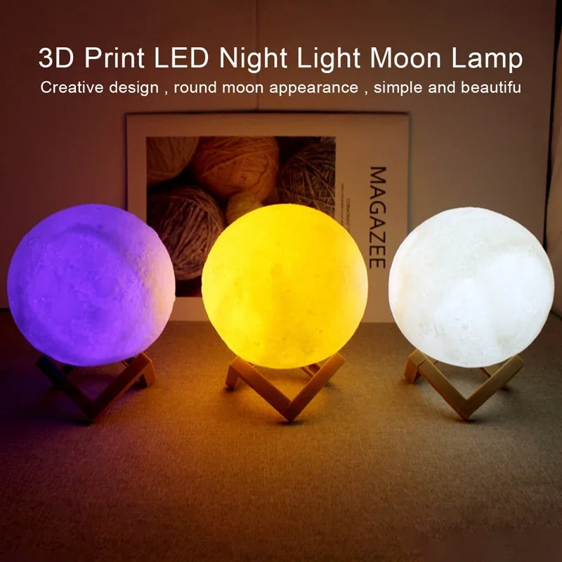 LED Galaxy Moon Night Light Gift