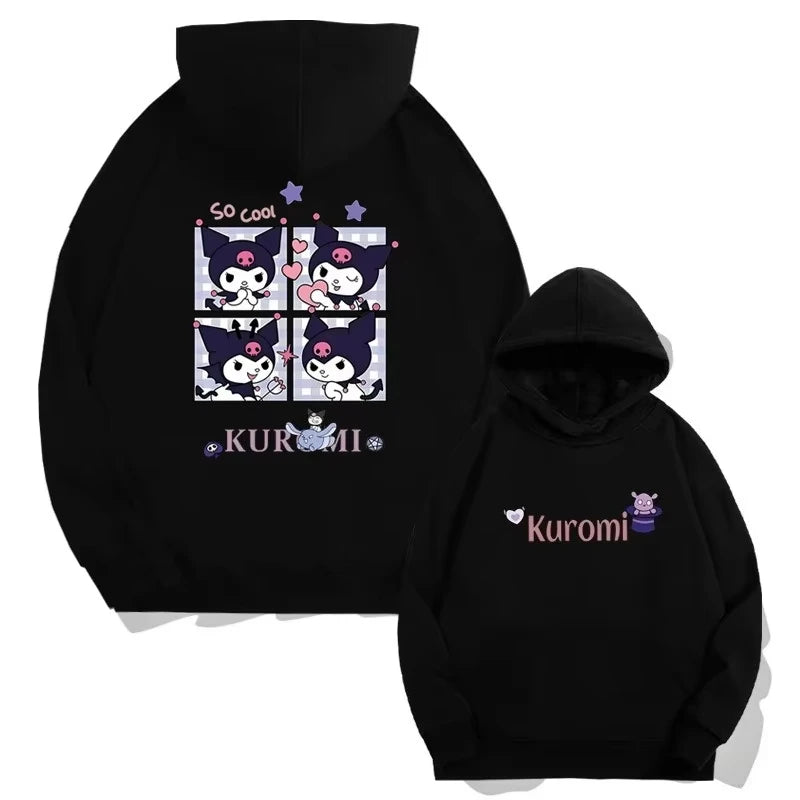 MINISO 2025 Girls Kuromi Fleece Hoodie