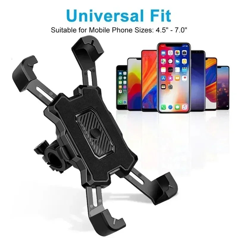 Bicycle Phone Holder Bike Accessories Motorcycle Adjustable Stand 360° Rotatable GPS Clip Cycling Mtb Accesories Bikes Sports