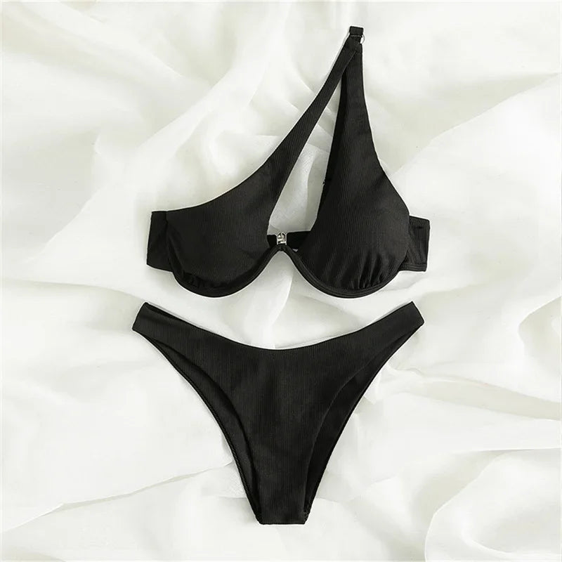 2024 Sexy Multicolor Underwire Bikini Set