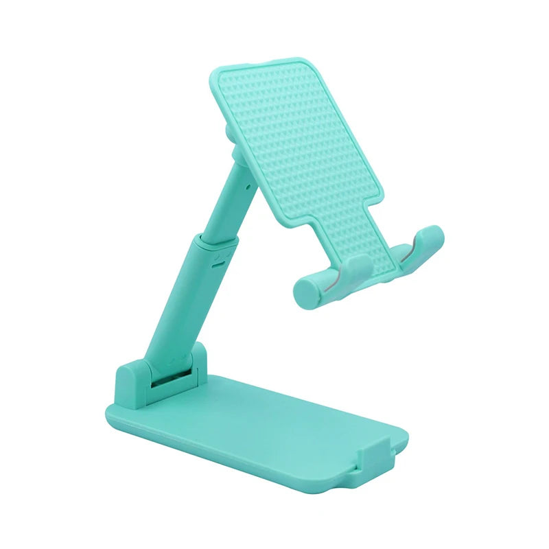 Foldable design of the Adjustable Universal Desktop Phone Holder Stand for travel.