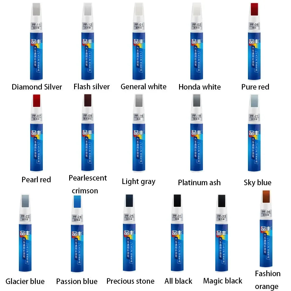 Universal 16 Colors Car Scratch Repair Paint Pen Auto Touch Up Pens Car Maintenance&Repair Car Scratches Clear Remover DIY Pens