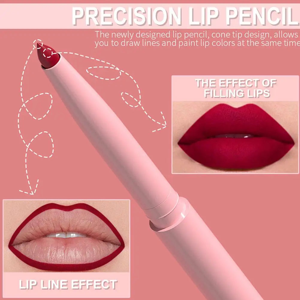 6PCS Waterproof Matte Lip Liner Set
