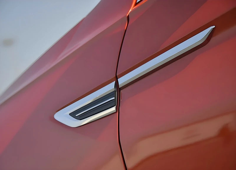 For Volkswagen VW Tiguan 2017 2018 2019 2020 MK2 Car Accessories Styling ABS Outer Side Fender Front Door Cover Trim