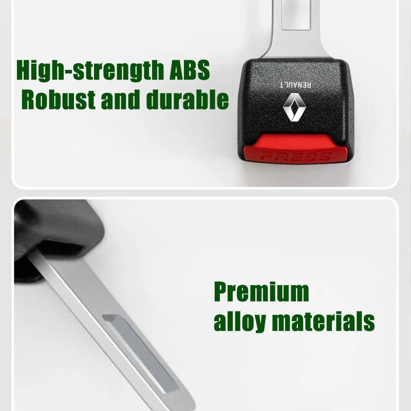 car seat belt extender strap accessories for Renault Megane Clio Duster Logan Kadjar Twingo Talisman Captur Trafic Kwid Fluence