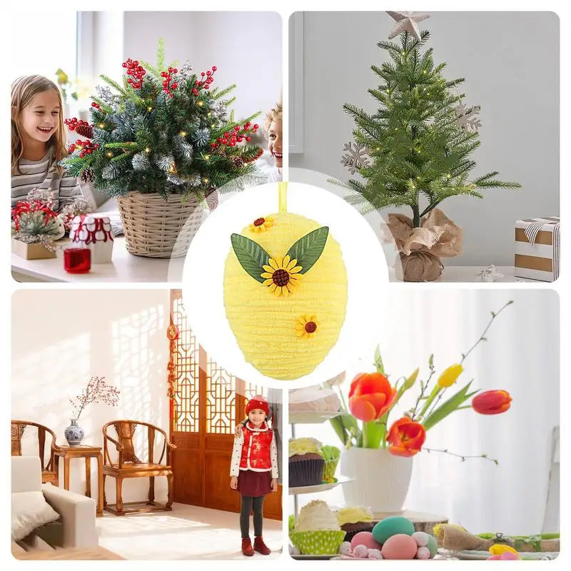 Easter Egg Ornament Holiday Eggs Decorations Easter Eggs Ornaments Decorative Easter Eggs Pendant for Easter Tree Basket Filler