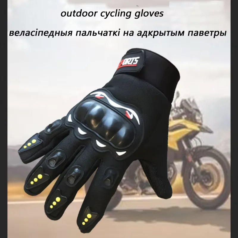 Breathable Full-Finger Motorcycle Riding Gloves