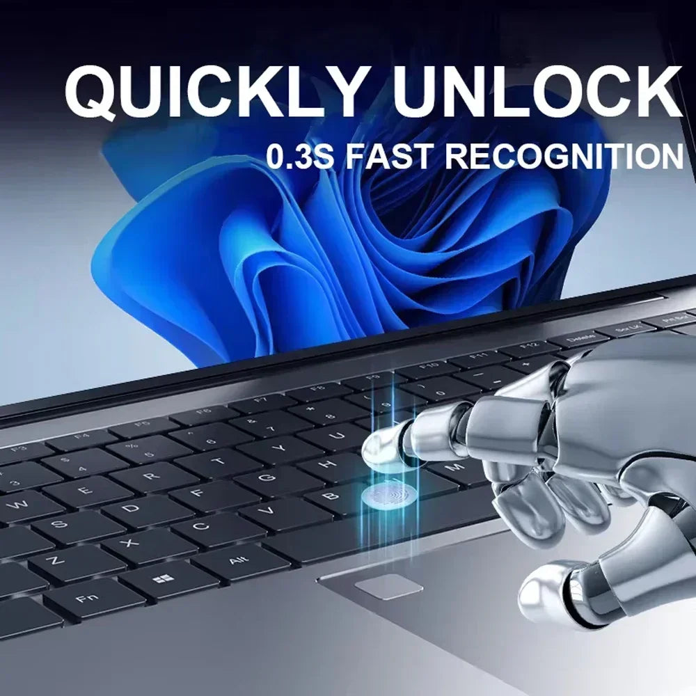 Windows 11 Pro Fingerprint UnIock Notebook 15.6 inch Laptop Computer PC Gamer Intel Core i7 8500Y Office Study Gaming Laptops i7