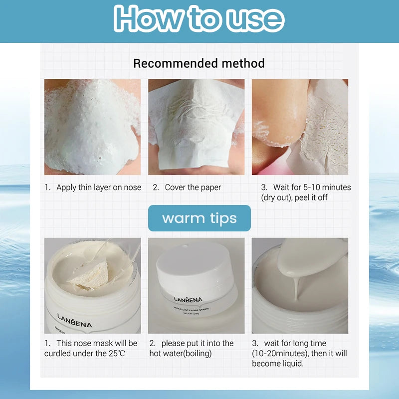 LANBENA Blackhead Peel-Off Nose Mask