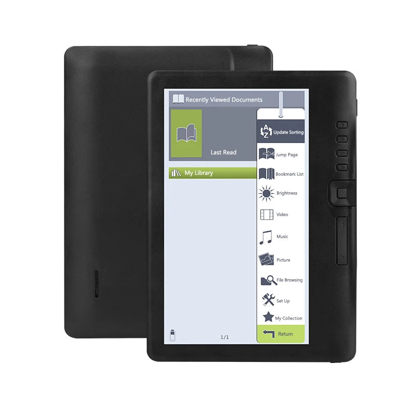 Portable Electronic Book 7 inch eBook Ereader Colorful HD Screen 800x480 E-books Reader Digital Book Read E‑book 4GB/16GB/32GB